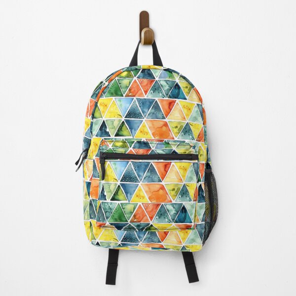 Item preview, Watercolor Triangles Mosaic designed and sold by Vikycialp.