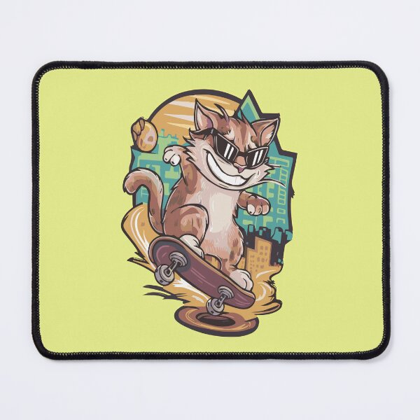 Item preview, Skateboarding Cat designed and sold by winaidigidesign.