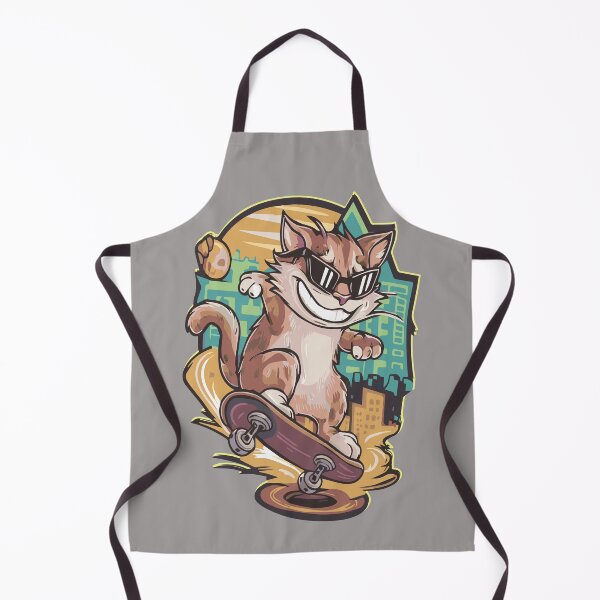 Item preview, Skateboarding Cat designed and sold by winaidigidesign.