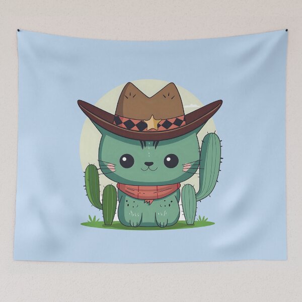 Item preview, Cowboy Cat Cowboy Hat designed and sold by DerSenat.