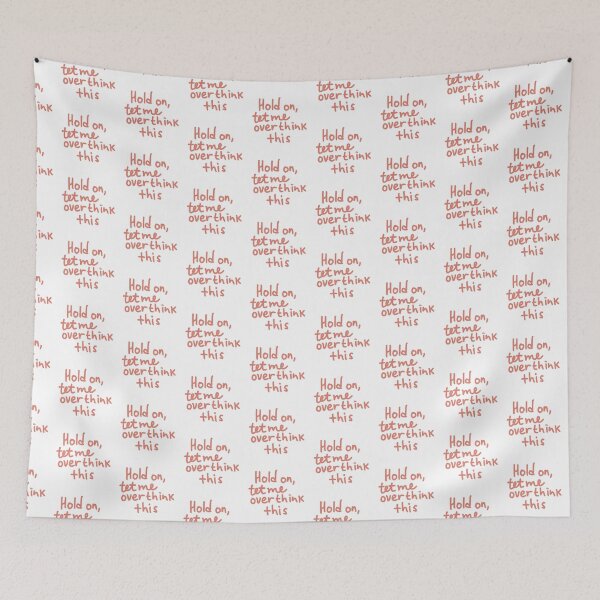 Item preview, Let me overthink think this designed and sold by pinkyfish1010.