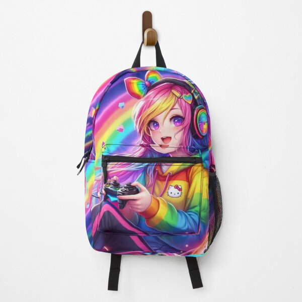 Item preview, Rainbow Gamer Girl designed and sold by CailaStyle.