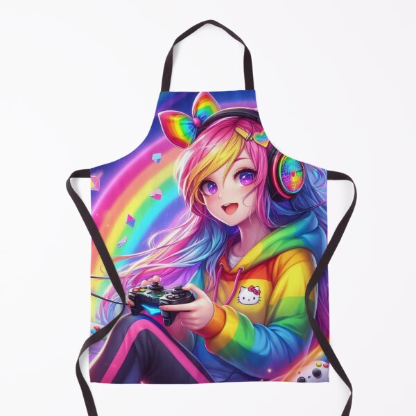 Item preview, Rainbow Gamer Girl designed and sold by CailaStyle.