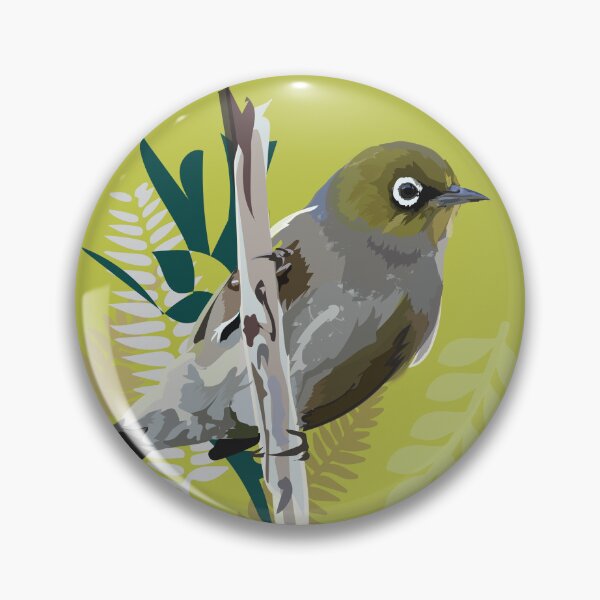 Item preview, NZ Silvereye Tauhou designed and sold by littleanimalss.