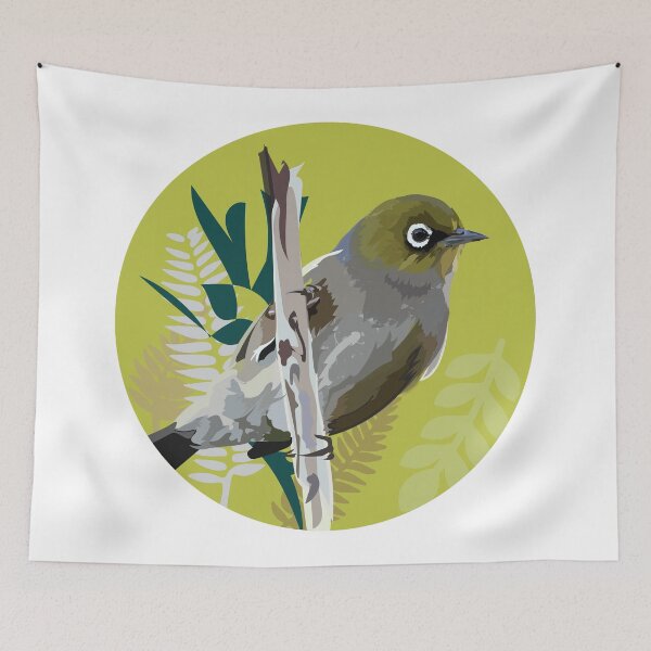 Item preview, NZ Silvereye Tauhou designed and sold by littleanimalss.