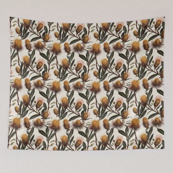 Item preview, Yellow Banksia Flowers No4 designed and sold by MysticalSVK.