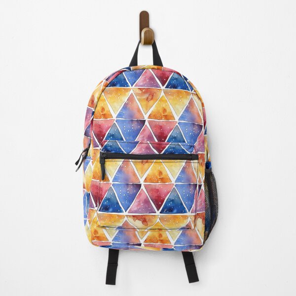 Aperçu de l'œuvre Triangles aquarelle créée et vendue par Vikycialp.