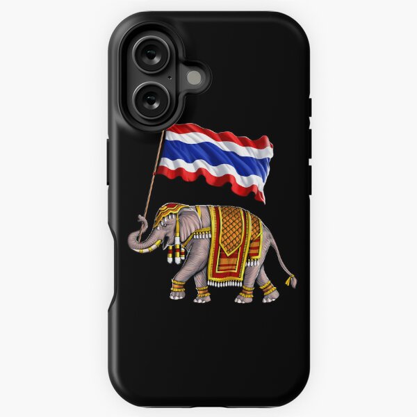 Item preview, Thailand Elephant Thai Flag designed and sold by underheaven.