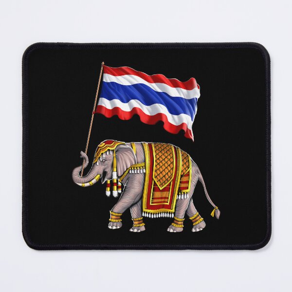 Item preview, Thailand Elephant Thai Flag designed and sold by underheaven.