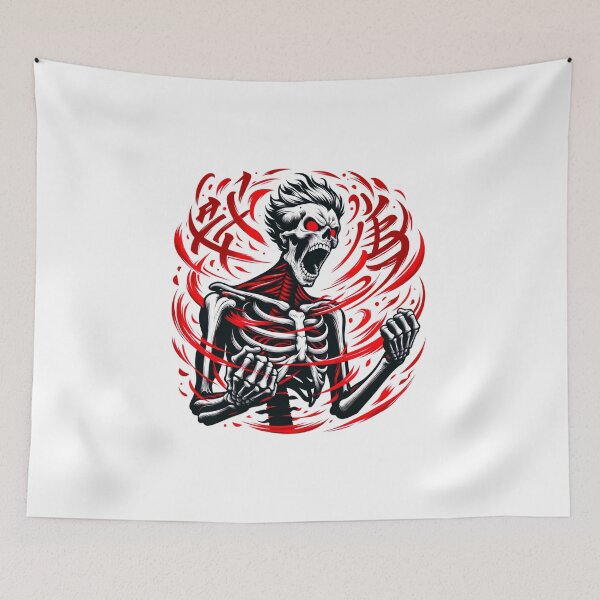 Item preview, Fiery Skeleton Rage designed and sold by ObjCrea123.