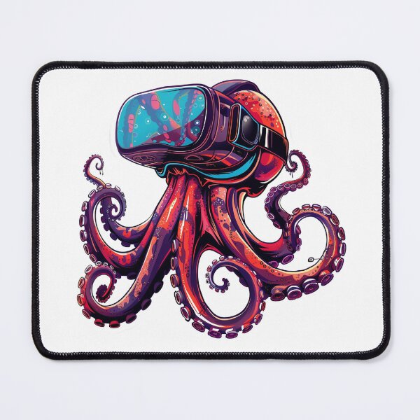 Item preview, VR Gamer Octopus Sticker designed and sold by WaveVisions.