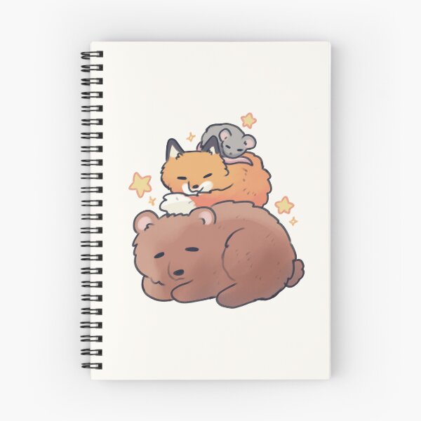 Item preview, Bear fox and mouse stack with stars  designed and sold by Artofmayara.