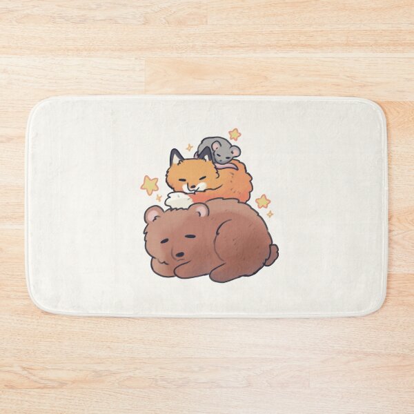 Item preview, Bear fox and mouse stack with stars  designed and sold by Artofmayara.