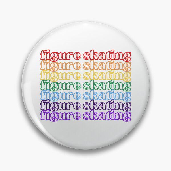 Item preview, figure skating - rainbow font designed and sold by AnythingGOE.