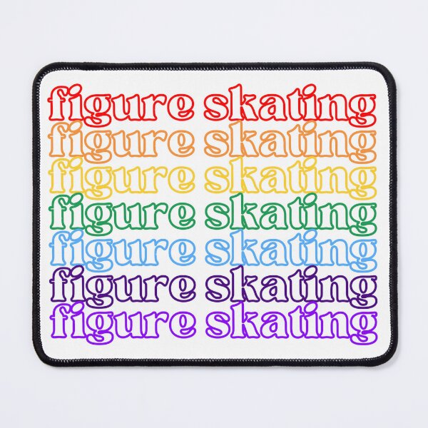 Item preview, figure skating - rainbow font designed and sold by AnythingGOE.