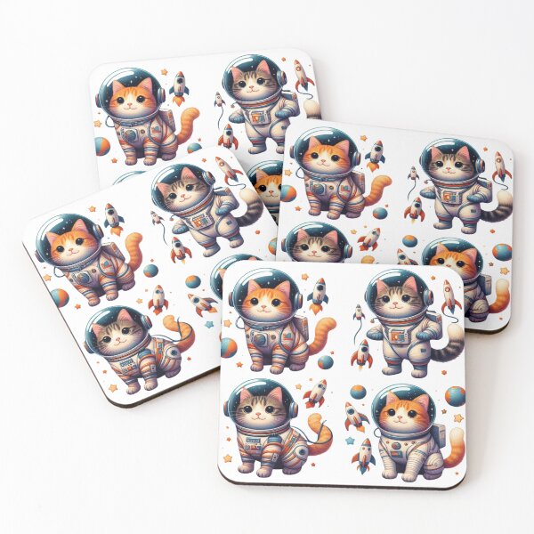 Item preview, Cosmic Kitties: Feline Astronauts on a Space Odyssey designed and sold by joejiing.