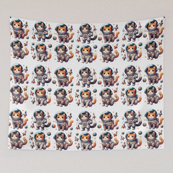 Item preview, Cosmic Kitties: Feline Astronauts on a Space Odyssey designed and sold by joejiing.