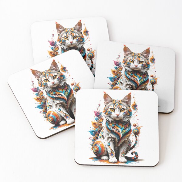 Item preview, Fractal Cat designed and sold by My Secret Monster.
