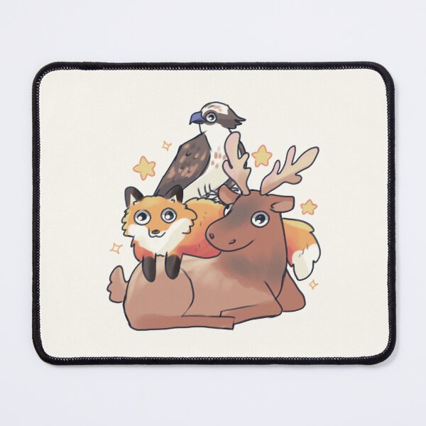 Item preview, Cute Moose fox and Osprey stack designed and sold by Artofmayara.