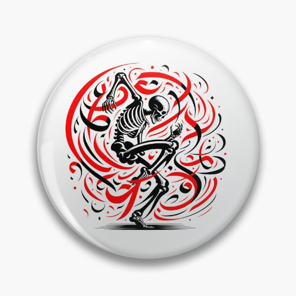 Item preview, Dancing Skeleton Inferno designed and sold by ObjCrea123.