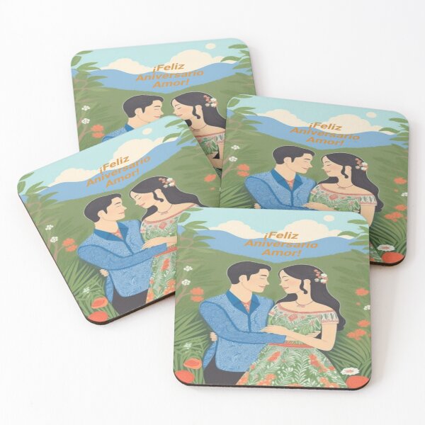 Item preview, ¡Feliz Aniversario Amor! designed and sold by BlackSheeper.