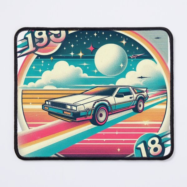 Item preview, Car in sky (Retro) designed and sold by Bubble-Boris.