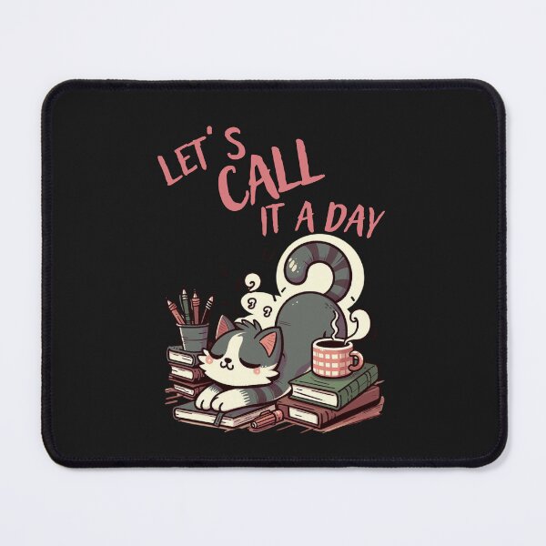 Item preview, Let’s call it a day, lazy cat designed and sold by coloursforkids.