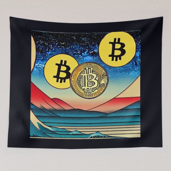 Item preview, Bitcoin to the Moon designed and sold by Eso-Genesis.