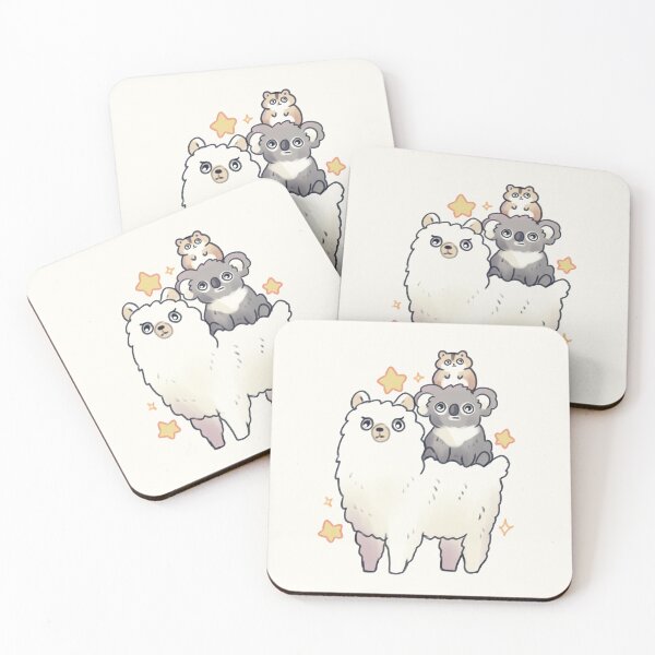 Item preview, Lama koala and hamster stack designed and sold by Artofmayara.