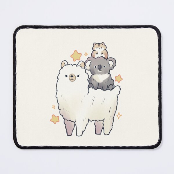 Item preview, Cute Lama koala and hamster stack designed and sold by Artofmayara.