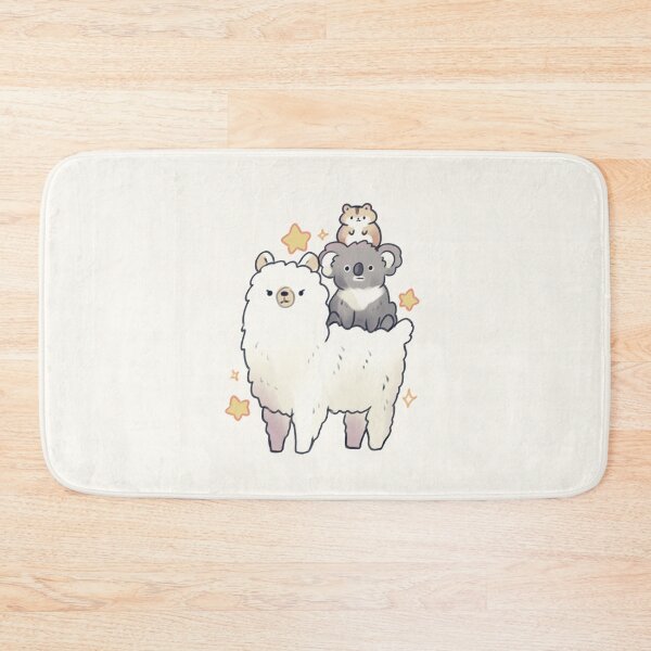 Item preview, Cute Lama koala and hamster stack designed and sold by Artofmayara.