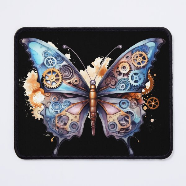 Artikelvorschau, Bunter Steampunk-Schmetterling - Steampunk-Kunst entworfen und verkauft von Chaotic Joy.