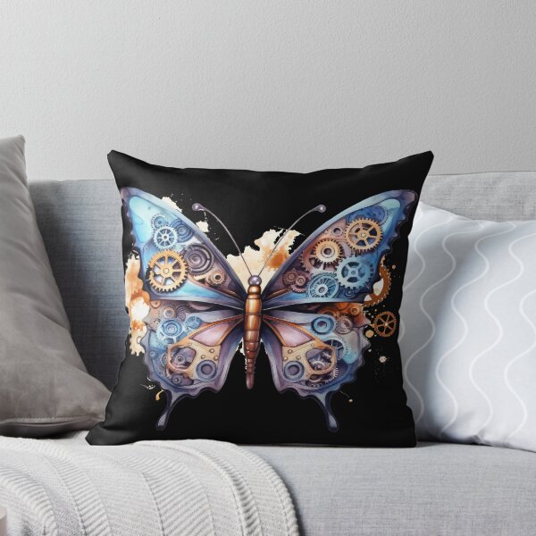 Item preview, Colorful Steampunk Butterfly - Steampunk Art designed and sold by Chaotic Joy.