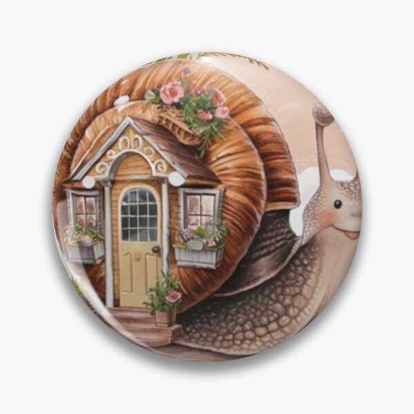 Item preview, Whimsical Charming Country Home Inside Snail Shell designed and sold by EmeraldCauldren.