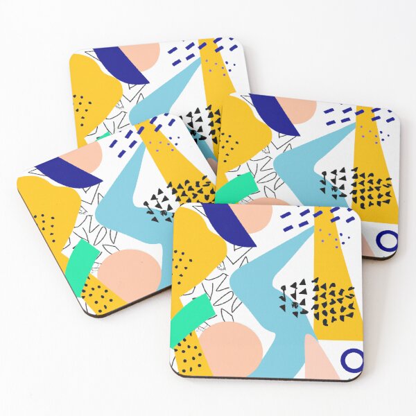 Item preview, Abstract & Colorful Memphis Pattern  designed and sold by Matoo5062.