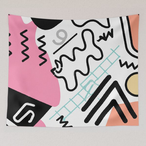 Item preview, Abstract & Colorful Memphis Pattern  designed and sold by Matoo5062.