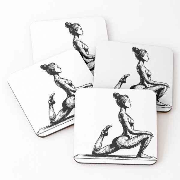 Item preview, Yoga Cartoon Anatomy Pose designed and sold by EliseLangloi.