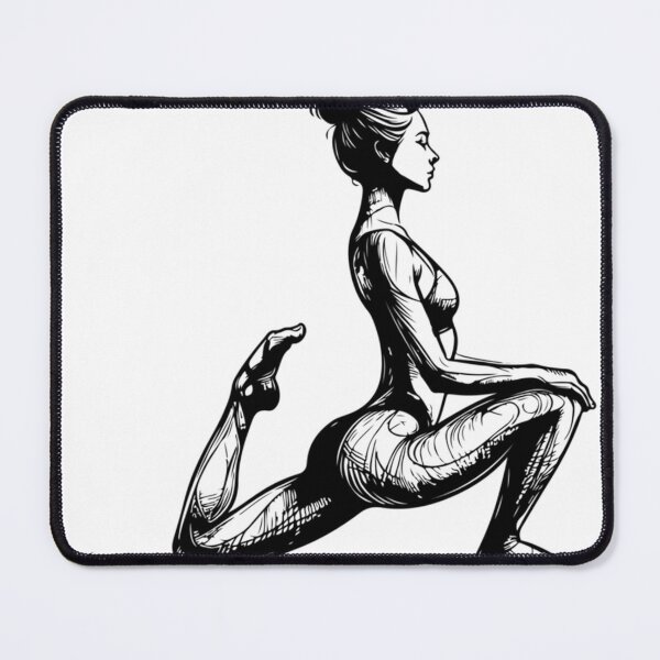 Item preview, Yoga Cartoon Anatomy Pose designed and sold by EliseLangloi.