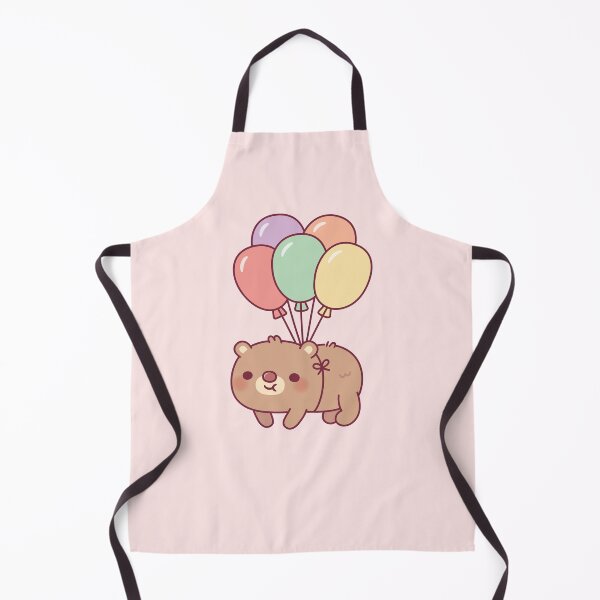 Item preview, Cute Brown Bear and Balloons designed and sold by rustydoodle.