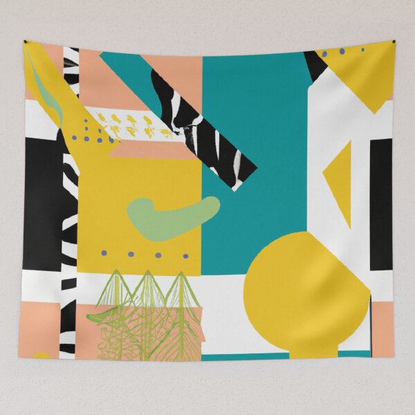 Item preview, Abstract & Colorful Memphis Pattern  designed and sold by Matoo5062.