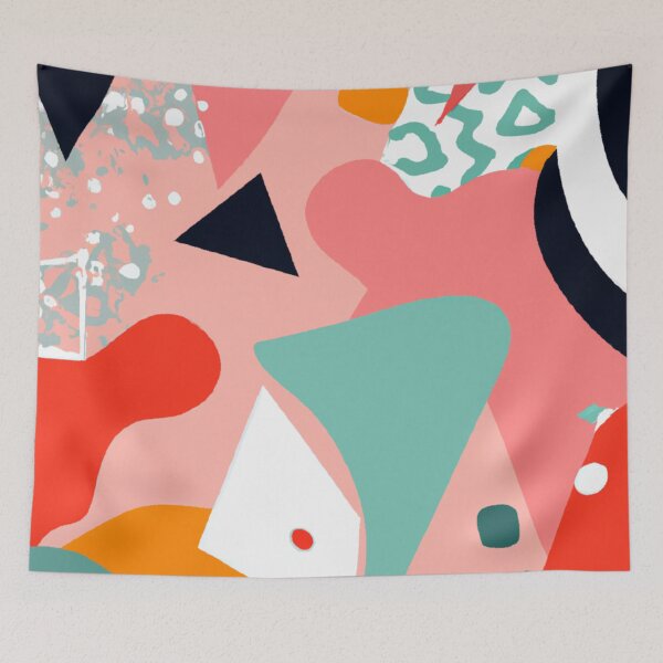 Item preview, Abstract & Colorful Memphis Pattern  designed and sold by Matoo5062.