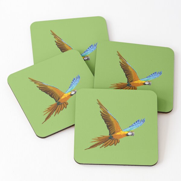 Item preview, A Blue and Yellow  Macaw in flight designed and sold by Dalyndigital Photography.