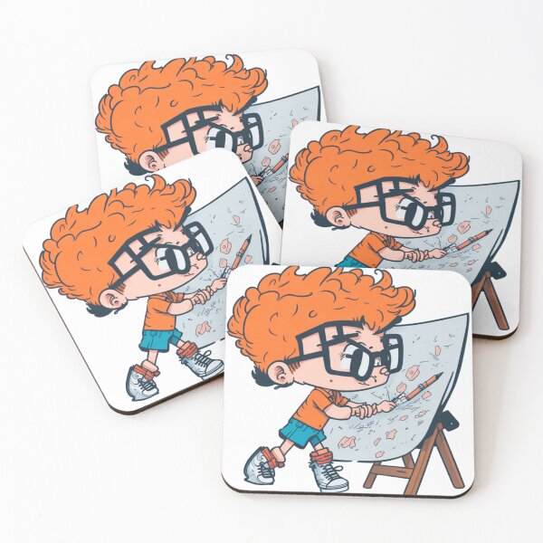 Item preview, Crazy Cartoonist Boy Abnormal Cartoon designed and sold by EliseLangloi.