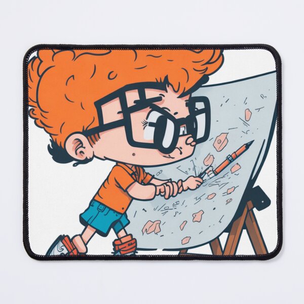 Item preview, Crazy Cartoonist Boy Abnormal Cartoon designed and sold by EliseLangloi.