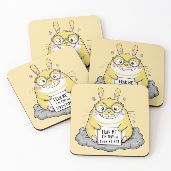 Item preview, Rabbit - Fear me, I'm tiny and terrifying designed and sold by 123ks.
