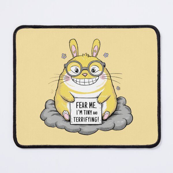 Item preview, Rabbit - Fear me, I'm tiny and terrifying designed and sold by 123ks.