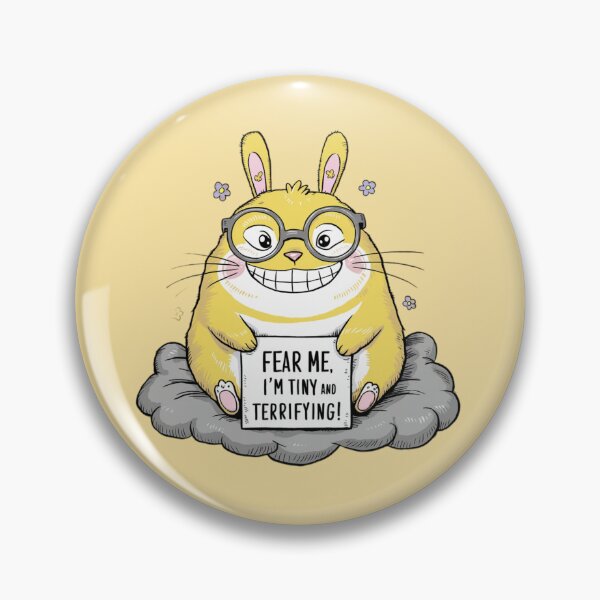 Item preview, Rabbit - Fear me, I'm tiny and terrifying designed and sold by 123ks.