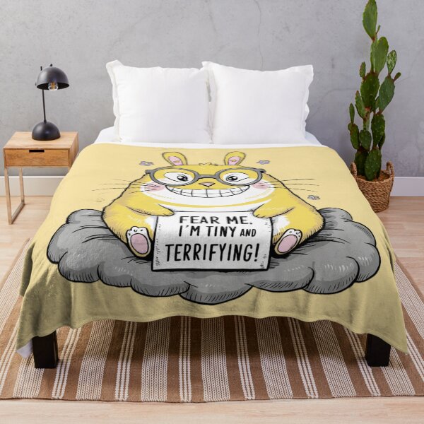 Item preview, Rabbit - Fear me, I'm tiny and terrifying designed and sold by 123ks.