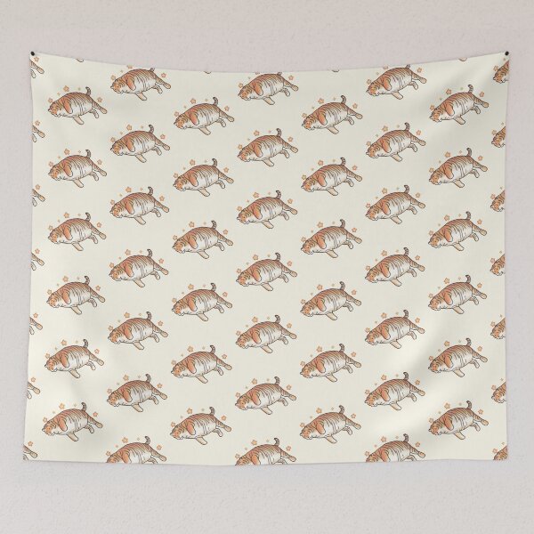 Item preview, Tiger illustration with stars  designed and sold by Artofmayara.