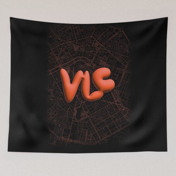 Item preview, Valencia graffiti and map designed and sold by manuvila.